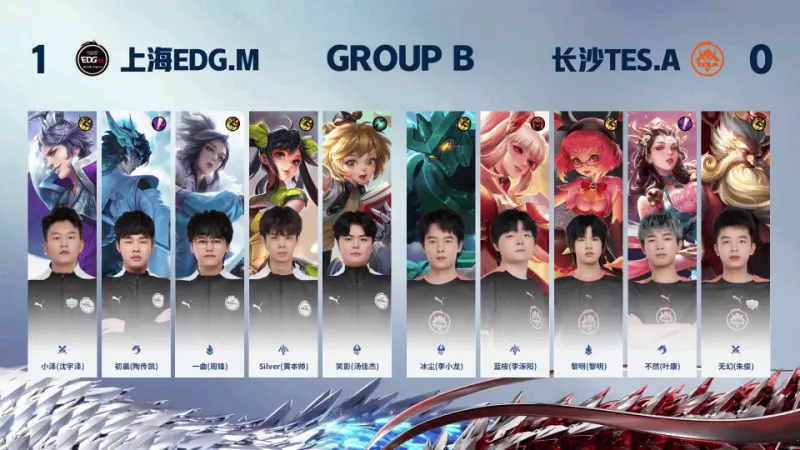 【赛后】TES.A 1-1 EDG.M 火焰冲天 火球舞动 黎明热浪冲天